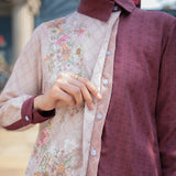 Velmora Blouse in Berry