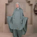 Sahera Prayer set in Moss Green