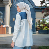Velmora Blouse in Navy