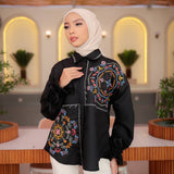 Kaila Blouse in Midnight Charm