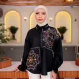 Kaila Blouse in Midnight Charm