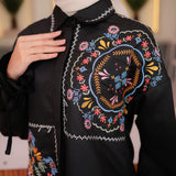 Kaila Blouse in Midnight Charm