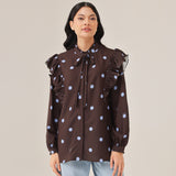 Cherie Top in Coffe