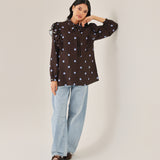 Cherie Top in Coffe