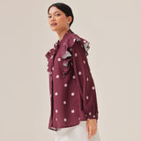 Cherie Top in Berry