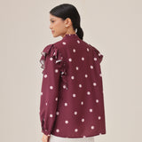 Cherie Top in Berry