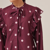Cherie Top in Berry