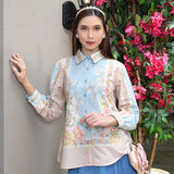 Glory Blouse in Ocean