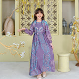 The Phoenix Dress Anak in Pistachio Lilac