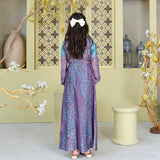 The Phoenix Dress Anak in Pistachio Lilac