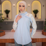 Ardela Blouse in Powder Blue