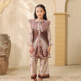 Kawah Putih Tunik Set Anak in Rich Cocoa