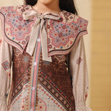 Kawah Putih Tunik Set Anak in Rich Cocoa