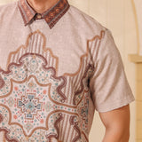 Kawah Putih Kemeja Pendek in Rich Cocoa