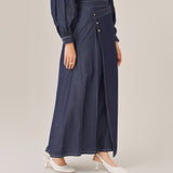 Ruri Skirt in Deep Denim