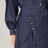 Ruri Skirt in Deep Denim