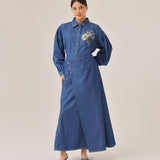 Ruri Skirt in Frost Denim