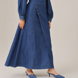 Ruri Skirt in Frost Denim
