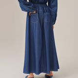 Ruri Skirt in Frost Denim