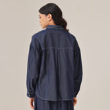Ruri Top in Deep Denim