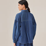 Ruri Top in Frost Denim