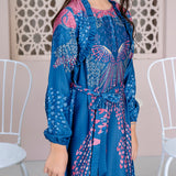 The Phoenix Dress Anak in Shadow Blue