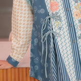 Fiora Blouse in Sky Berry