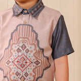 Kawah Putih Kemeja Anak in Wisteria