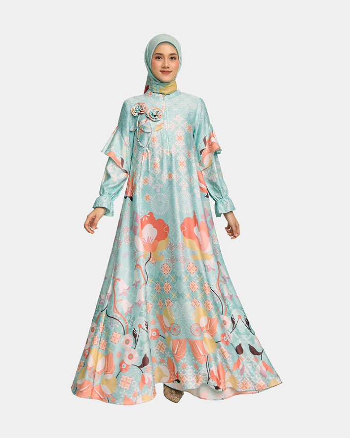 Lembayung Dress in_Cool-matcha