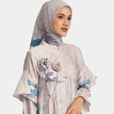 Lembayung Dress in Metal Grey