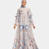 Lembayung Dress in Metal Grey