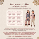 Kawah Putih Tunik Set Anak in Rich Cocoa