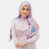 Lembayung Scarf in Fondant Pink