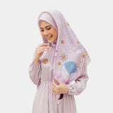 Lembayung Scarf in Fondant Pink
