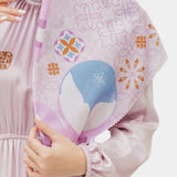 Lembayung Scarf in Fondant Pink