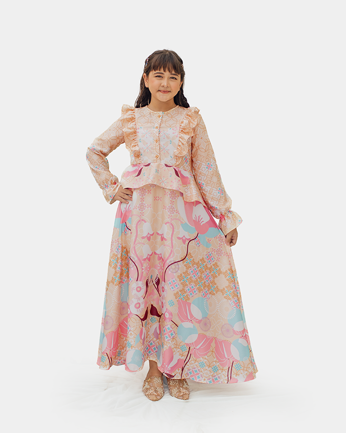 Lembayung Dress Anak in_Linen-yellow