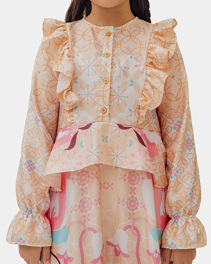 Lembayung Dress Anak in_Linen-yellow
