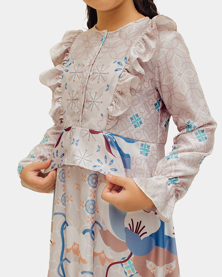 Lembayung Dress Anak in_metal-grey