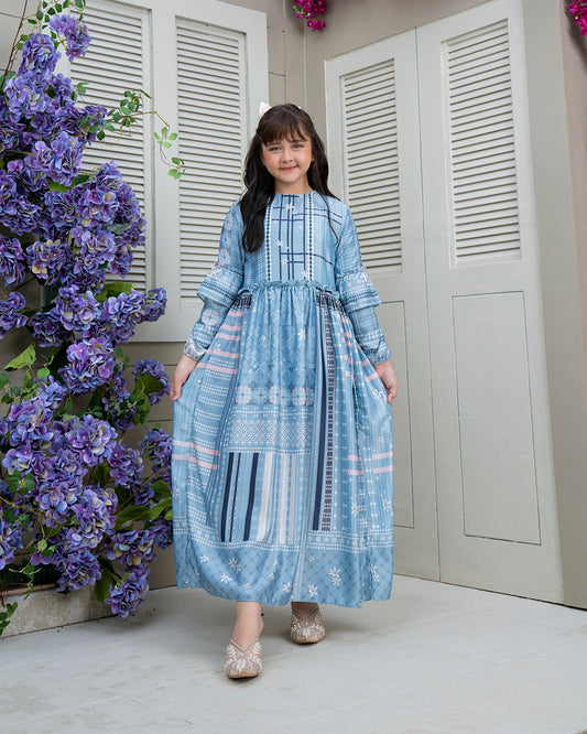 Pulang Dress Anak in Dove