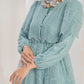 Butterfly Dress in Garden Olive
