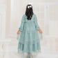 Butterfly Dress Anak in Garden Olive
