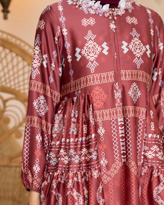 Nusantara Blouse in Mount Blanc