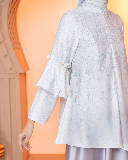 Madinah Blouse in Snow White