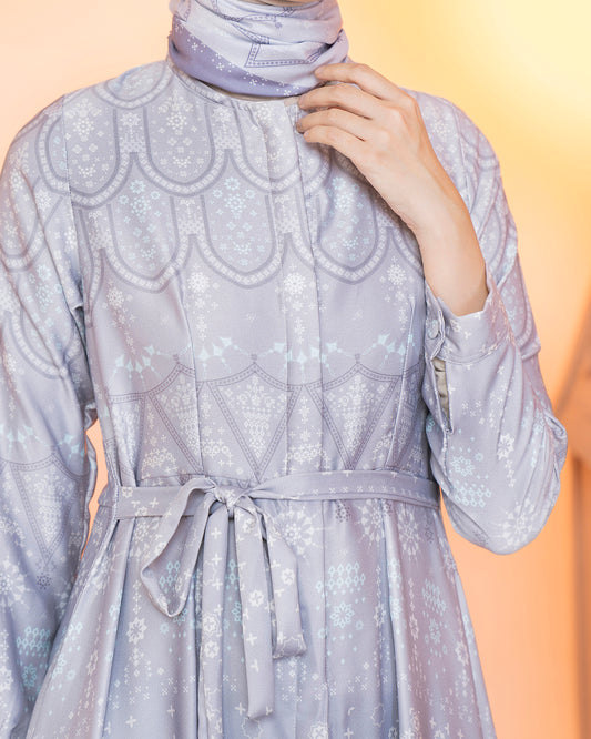 Madinah Dress in Ultimate Grey