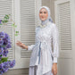 Pulang Blouse in White Cliff