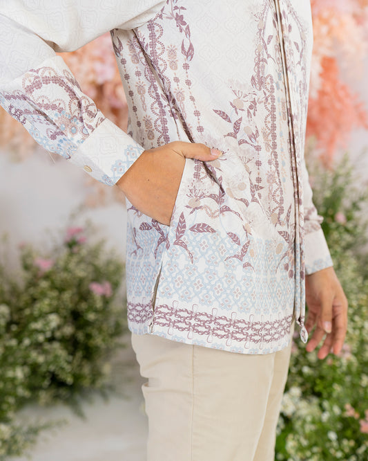 Mulia Koko Panjang in White Marble