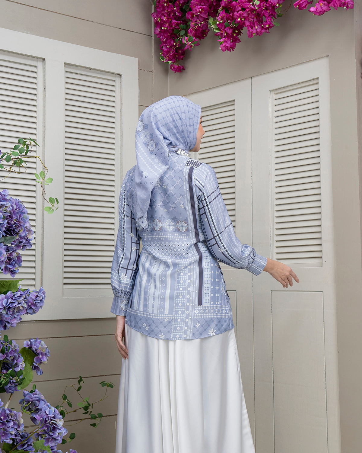 Pulang Blouse in Wisteria